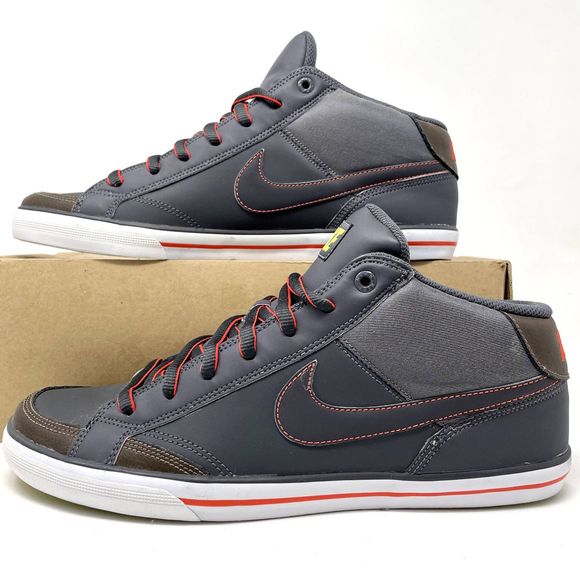 Nike Capri II 2011 Mid Dark Grey Yellow 407893-014 Men Size 11 EUC - Picture 2 of 8